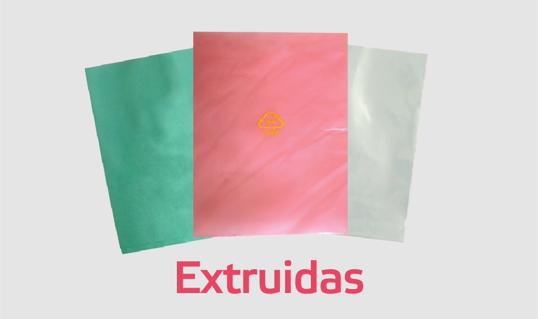 Bolsas ESD extruidas