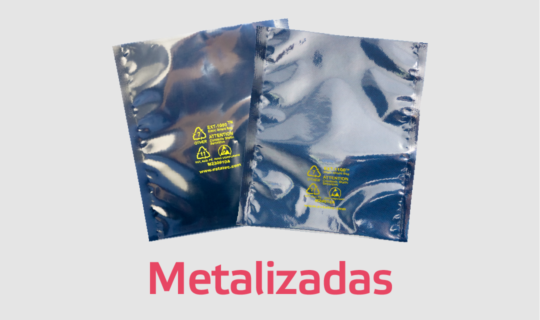 Bolsas ESD metalizadas